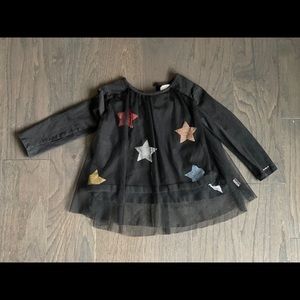 BCBG tulle star shirt